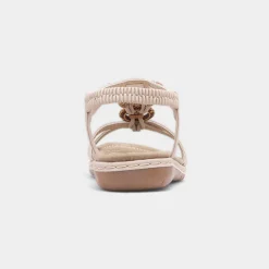 Saskia Womens Beaded Sandal*Lilley Sale