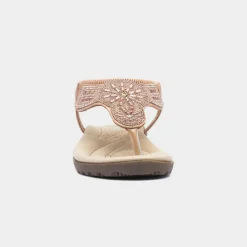 Savanna Womens Blush Toe Post Sandal*Lilley Online