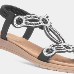 Sia Womens Diamante Sandal*Lilley Best