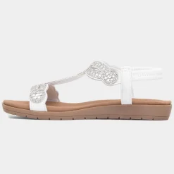 Sia Womens Diamante Sandal*Lilley Online