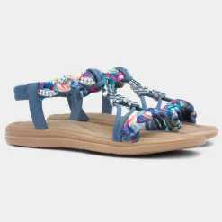 Simone Womens Ribbon Twist Sandal*Lilley Online