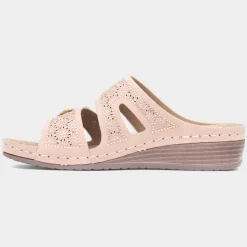 Sissy Womens Diamante Wedge Sandal*Lilley Outlet