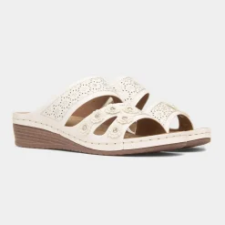 Sissy Womens Diamante Wedge Sandal*Lilley Discount