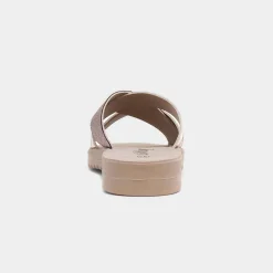 Sonia Womens Rose Gold Mule Sandal*Lilley Online