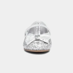 Louisa Girls Silver Ballerina*Lilley Sparkle Fashion