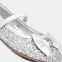 Louisa Girls Silver Ballerina*Lilley Sparkle Fashion