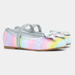 Louisa Girl's Multi Ballerina*Lilley Sparkle Hot