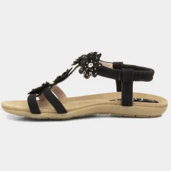 Stella Womens Flower Crochet Sandal*Lilley Fashion