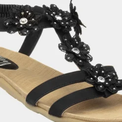 Stella Womens Flower Crochet Sandal*Lilley Fashion