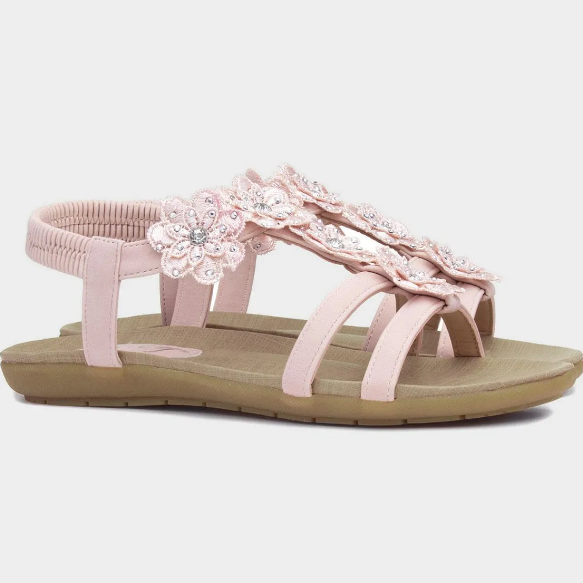 Stella Womens Flower Crochet Sandal*Lilley Fashion