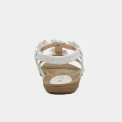 Stella Womens Flower Crochet Sandal*Lilley Outlet