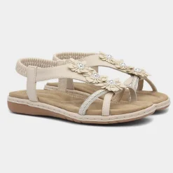Sylvie Womens Diamante Sandal*Lilley Sale