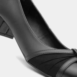 Valerie Womens Black Court Shoe*Lilley Sale