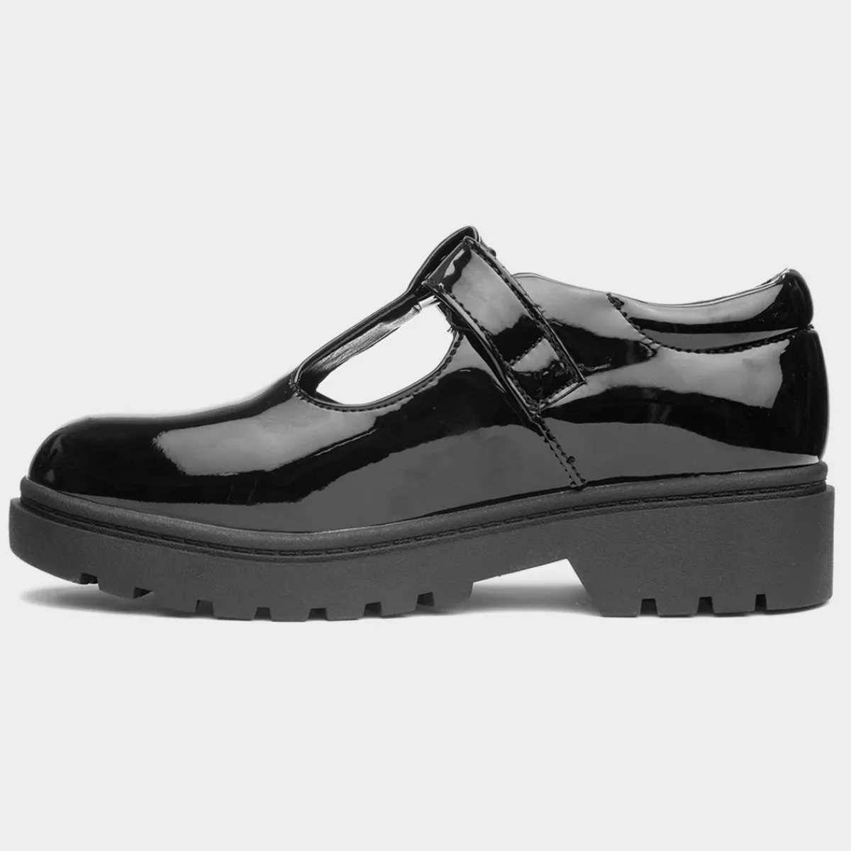 Carly Girls Black Patent School Shoe*Little Diva Clearance