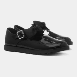Idalia Girls Black Patent T-Bar Shoe*Little Diva Sale