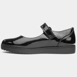 Isla Girls Black Patent School Shoe*Little Diva Fashion