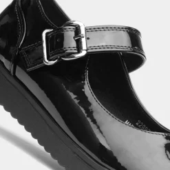 Isla Girls Black Patent School Shoe*Little Diva Fashion