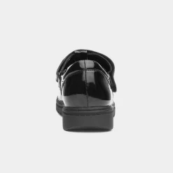 Kendall Girls Black Patent T-Bar Shoe*Little Diva Clearance