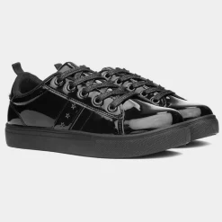 Riley Girls Black Patent School Shoe*Little Diva Clearance