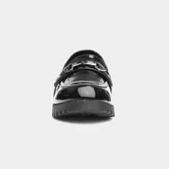 Valentina Jnr Girls Black Loafer*Little Diva New
