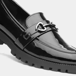 Valentina Jnr Girls Black Loafer*Little Diva New