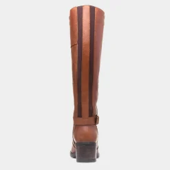 Jive Women's Tan Leather High Leg Boot*Lotus Clearance