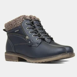 Benson III Womens Navy Ankle Boot*Lunar Clearance