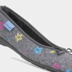 Berry Womens Grey Slipper*Lunar Clearance