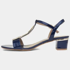 Blaze Womens Navy Patent Heel*Lunar New