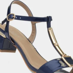 Blaze Womens Navy Patent Heel*Lunar New