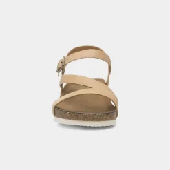 Cluster Womens Beige Wedge Sandal*Lunar Outlet