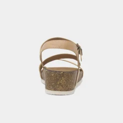 Cluster Womens Beige Wedge Sandal*Lunar Outlet