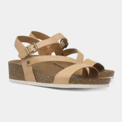 Cluster Womens Beige Wedge Sandal*Lunar Outlet