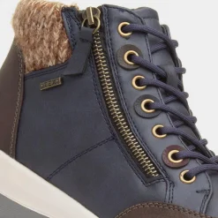 Dasha Womens Navy Ankle Boot*Lunar Clearance