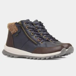 Dasha Womens Navy Ankle Boot*Lunar Clearance