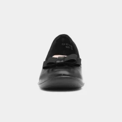 Deacon Womens Black Leather Shoe*Lunar Sale
