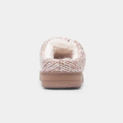 Emblaze Womens Red Tartan Mule Slipper*Lunar Clearance