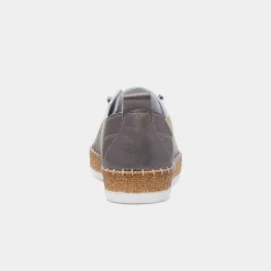 Evie Womens Pewter Casual Leather Shoe*Lunar Clearance