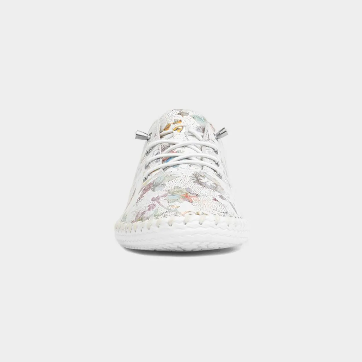 Exbury Womens White Leather Shoe*Lunar New