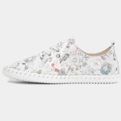 Exbury Womens White Leather Shoe*Lunar New