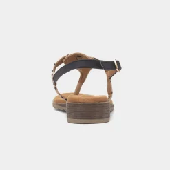 Gina Womens Beige Toe Post Sandal*Lunar New