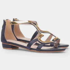 Girona Womens Navy Sandal*Lunar New