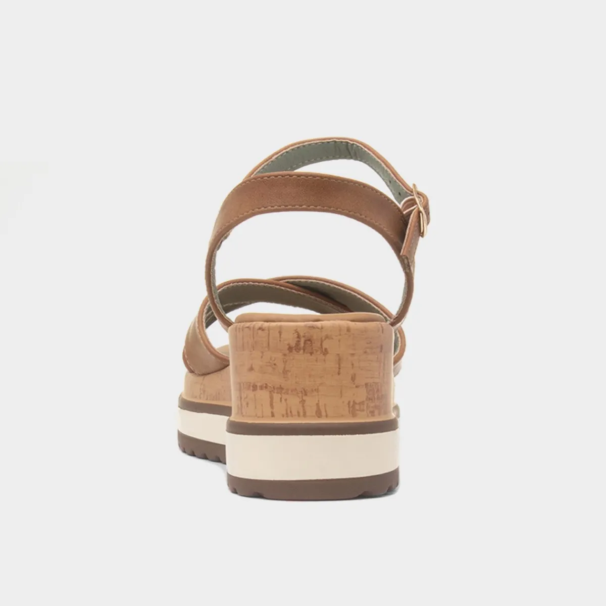 Libby Womens Tan Wedge Sandal*Lunar Fashion