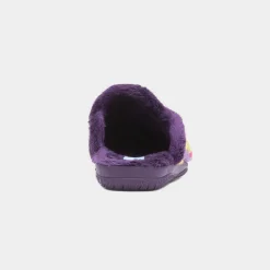 Montreal Womens Purple Polka Dot Slipper*Lunar Fashion