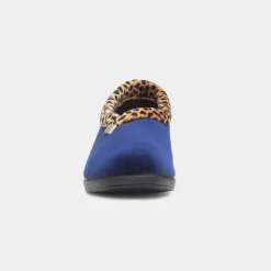 Paloma Womens Navy Wedge Slipper*Lunar Best
