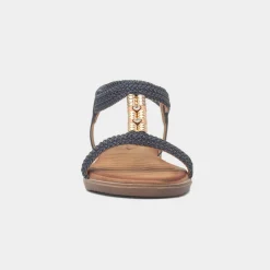 Portofino Womens Navy Sandal*Lunar Sale
