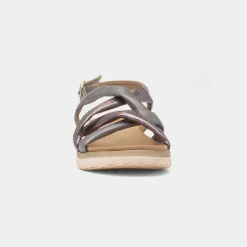 Roma Womens Pewter Strappy Sandal*Lunar New