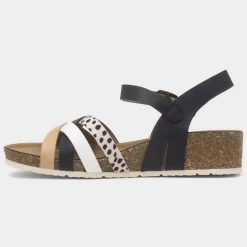Selina Womens Strappy Wedge Sandal*Lunar Outlet