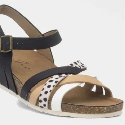 Selina Womens Strappy Wedge Sandal*Lunar Outlet