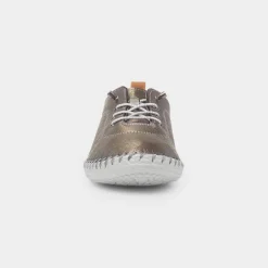 St. Ives Womens Pewter Leather Shoe*Lunar New